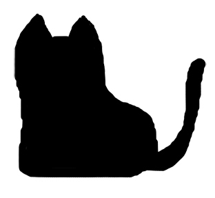 猫の切り絵の方法１ 猫の切り絵が作りたい